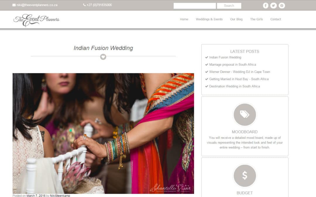 Indian Fusion Wedding – FEATURE by The Wedding Planners